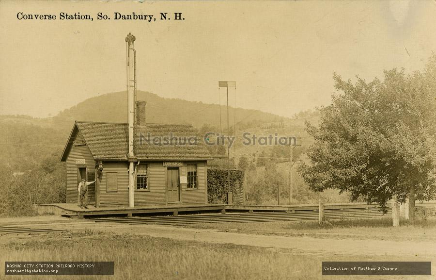 Postcard: Converse Station, South Danbury, N.H.